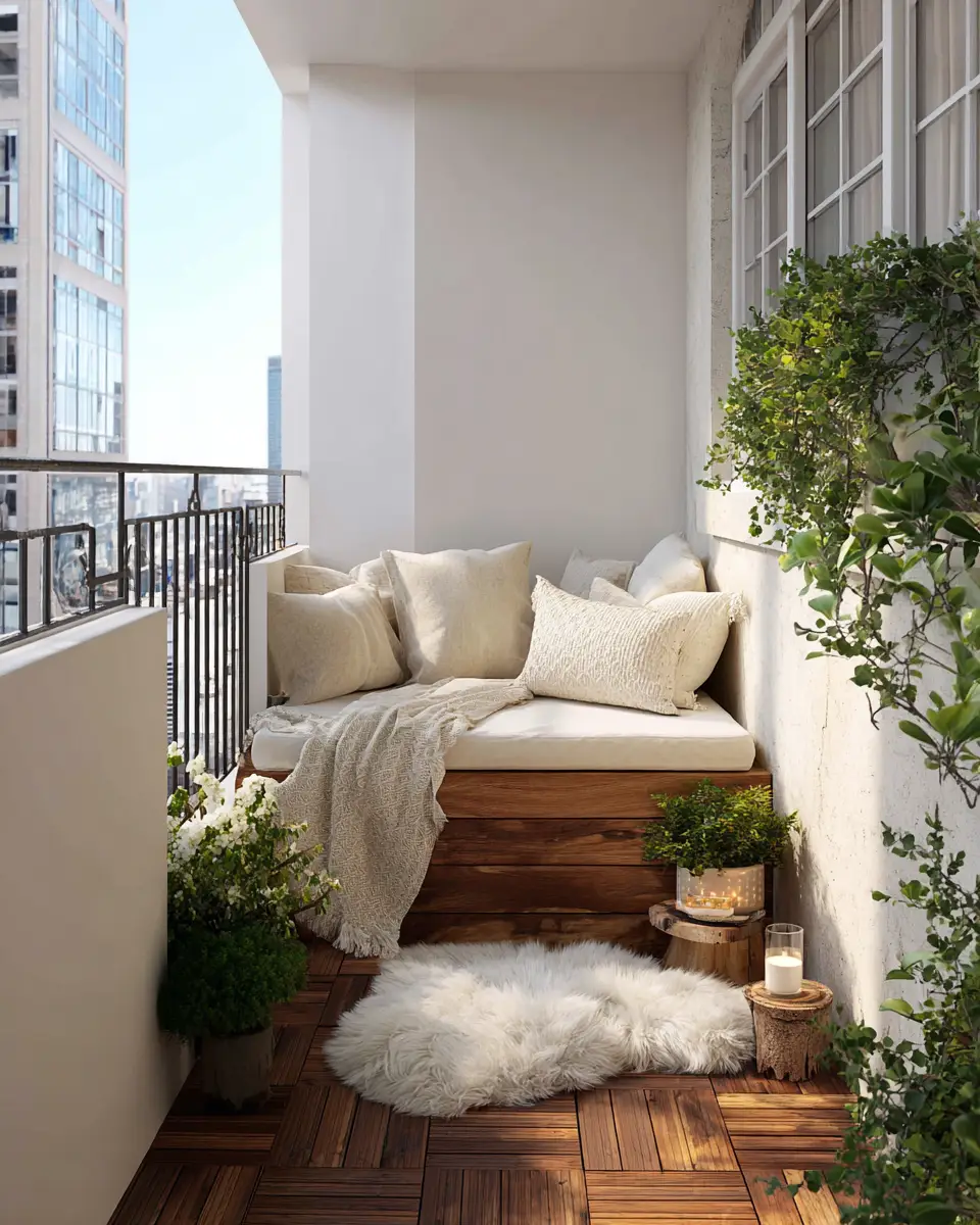 Cozy Minimalist Balcony Decor Ideas