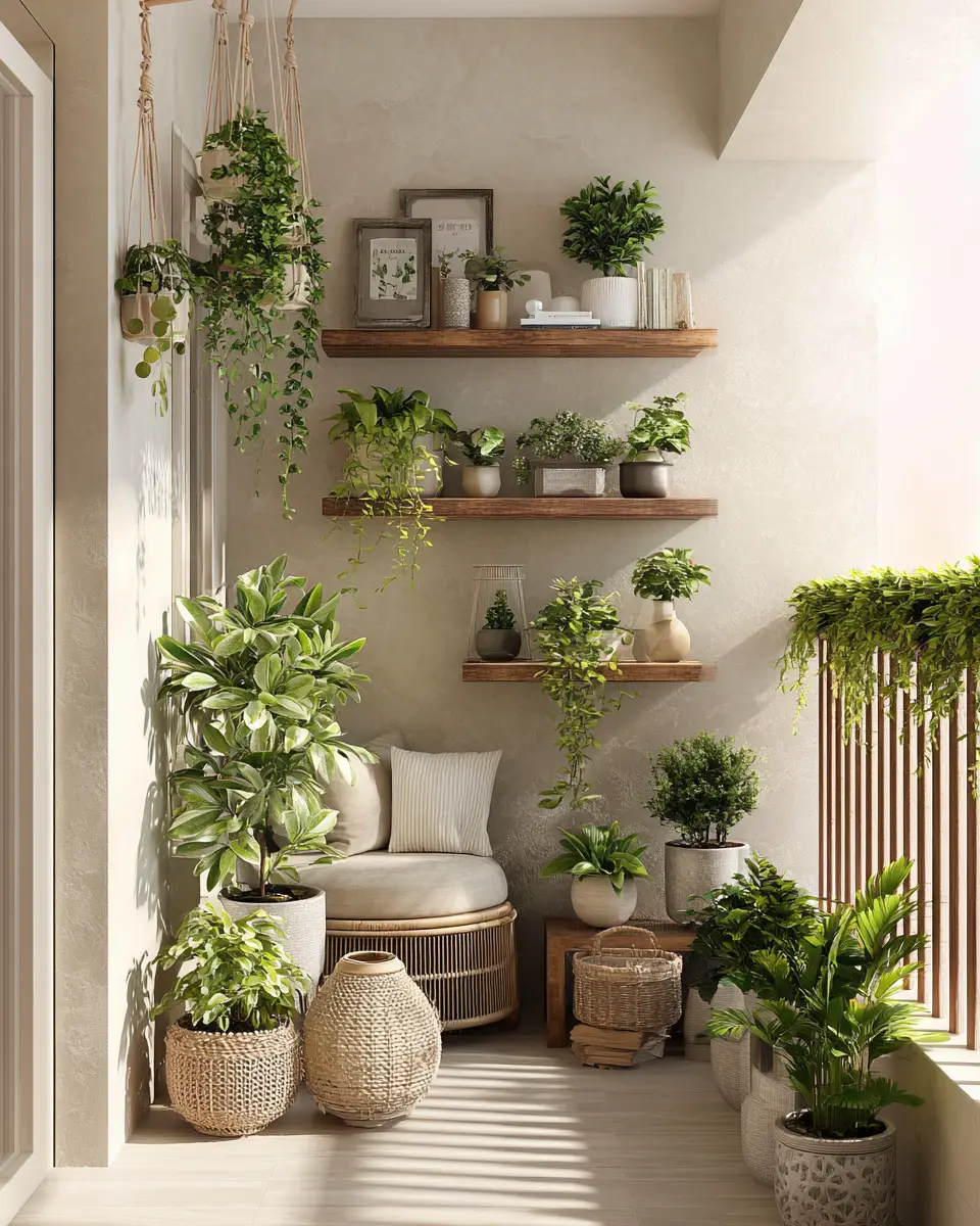 Cozy Minimalist Balcony Decor Ideas