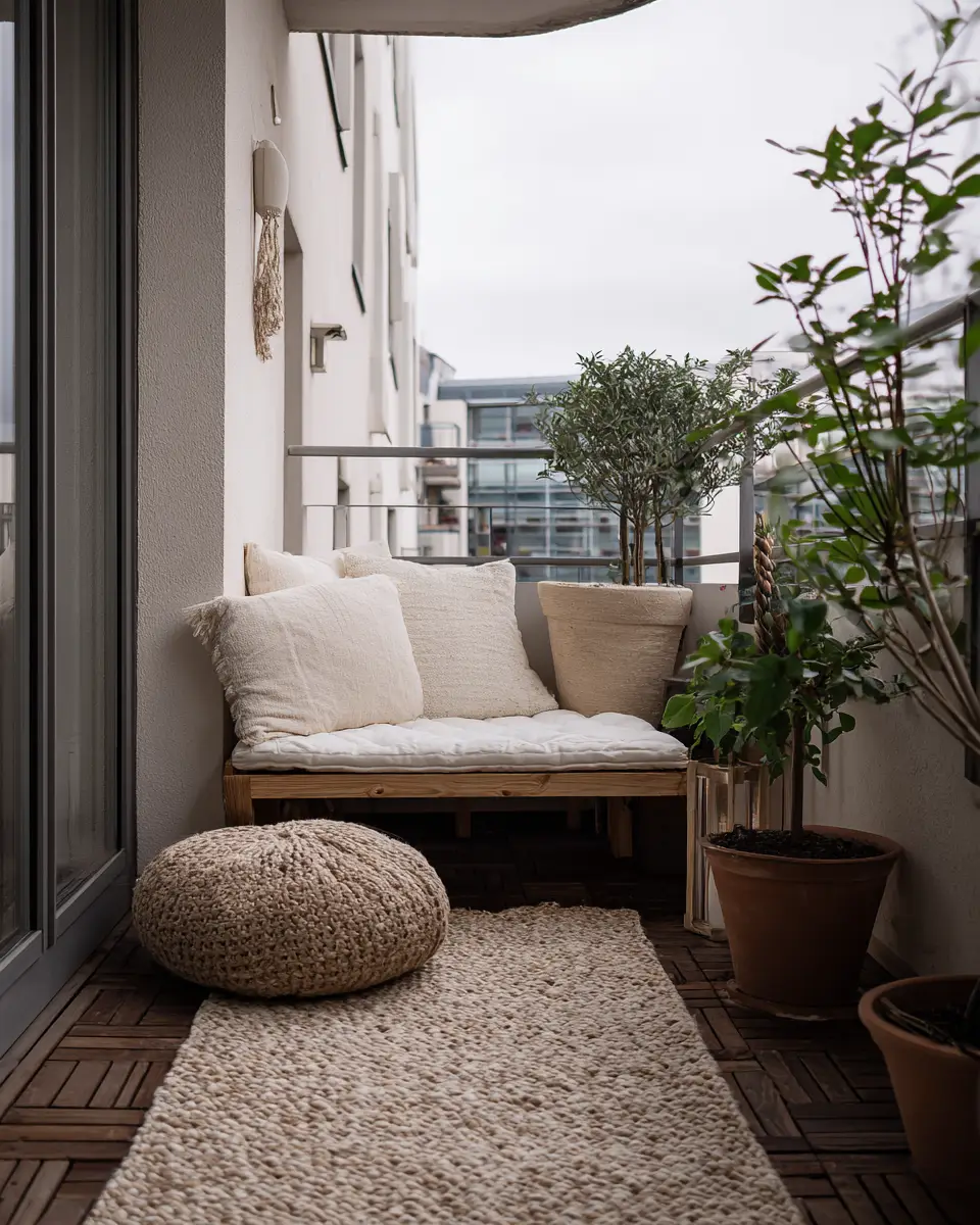Cozy Minimalist Balcony Decor Ideas
