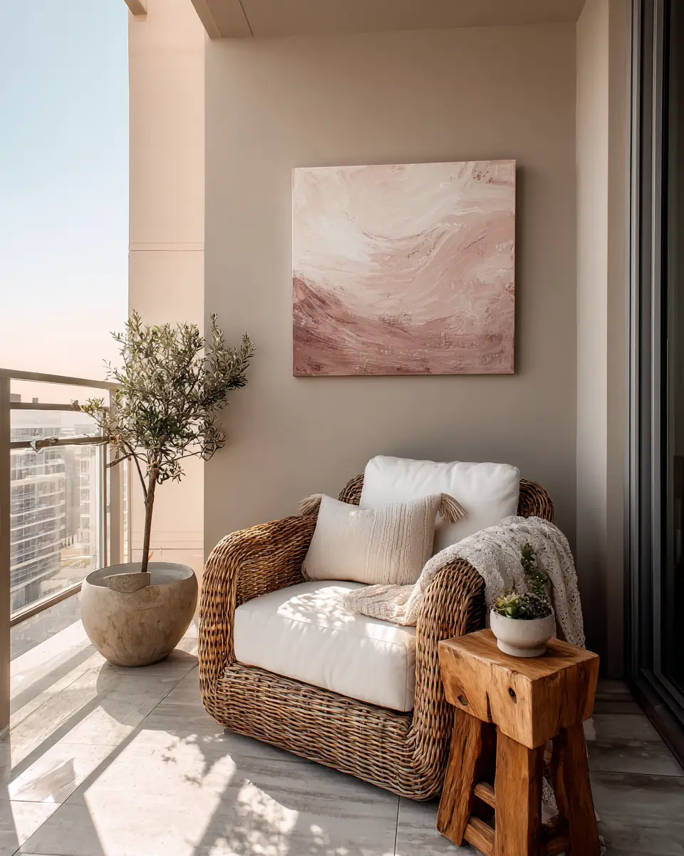 Cozy Minimalist Balcony Decor Ideas