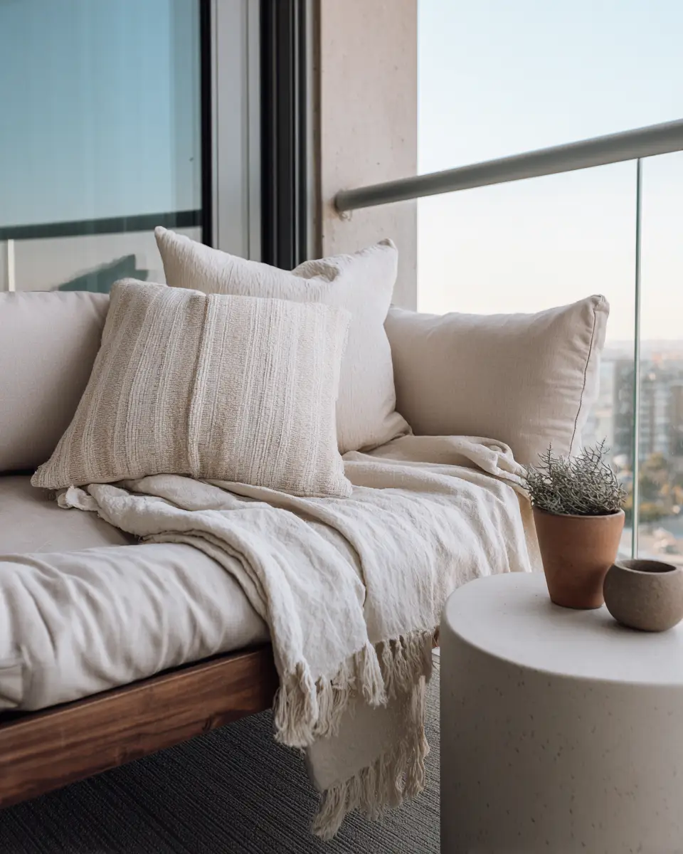 Cozy Minimalist Balcony Decor Ideas