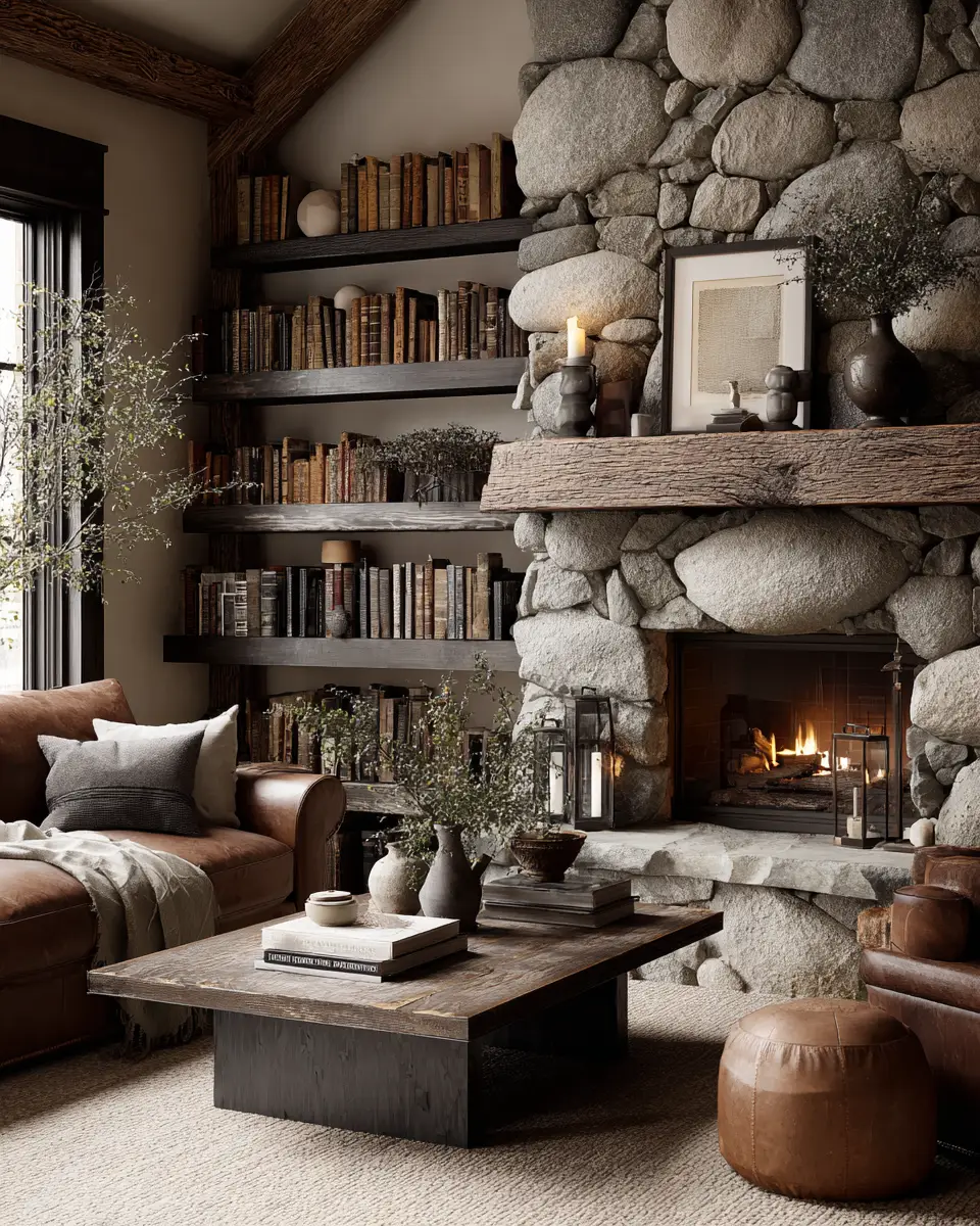 Cozy Rustic Living Room Decor Ideas