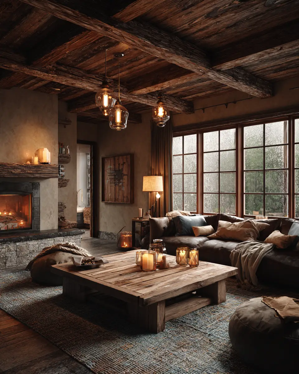 Cozy Rustic Living Room Decor Ideas