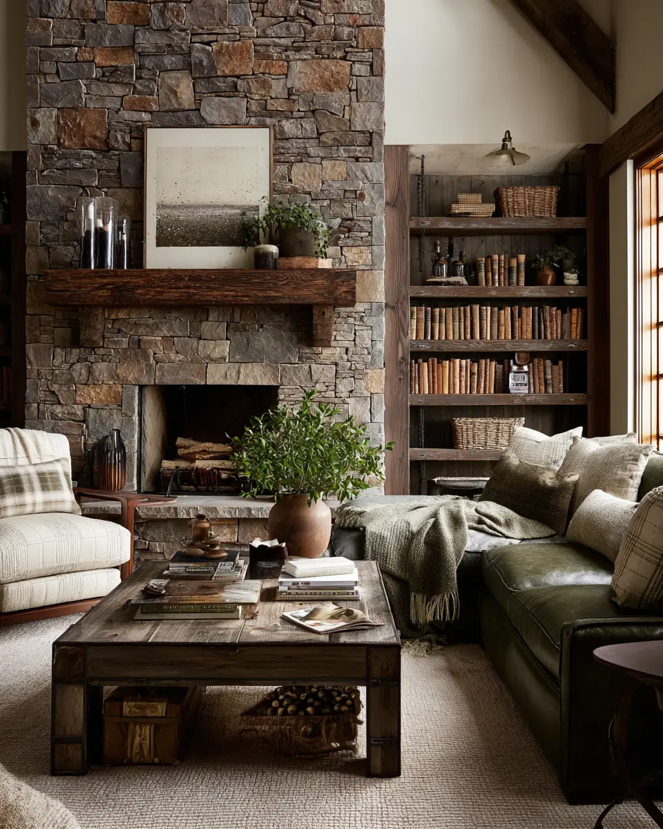 Cozy Rustic Living Room Decor Ideas