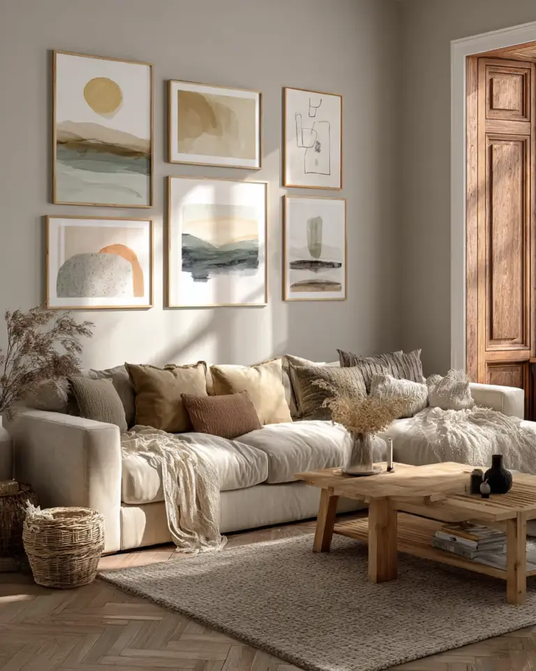 Cozy Scandinavian Living Room Decor Ideas - Featured