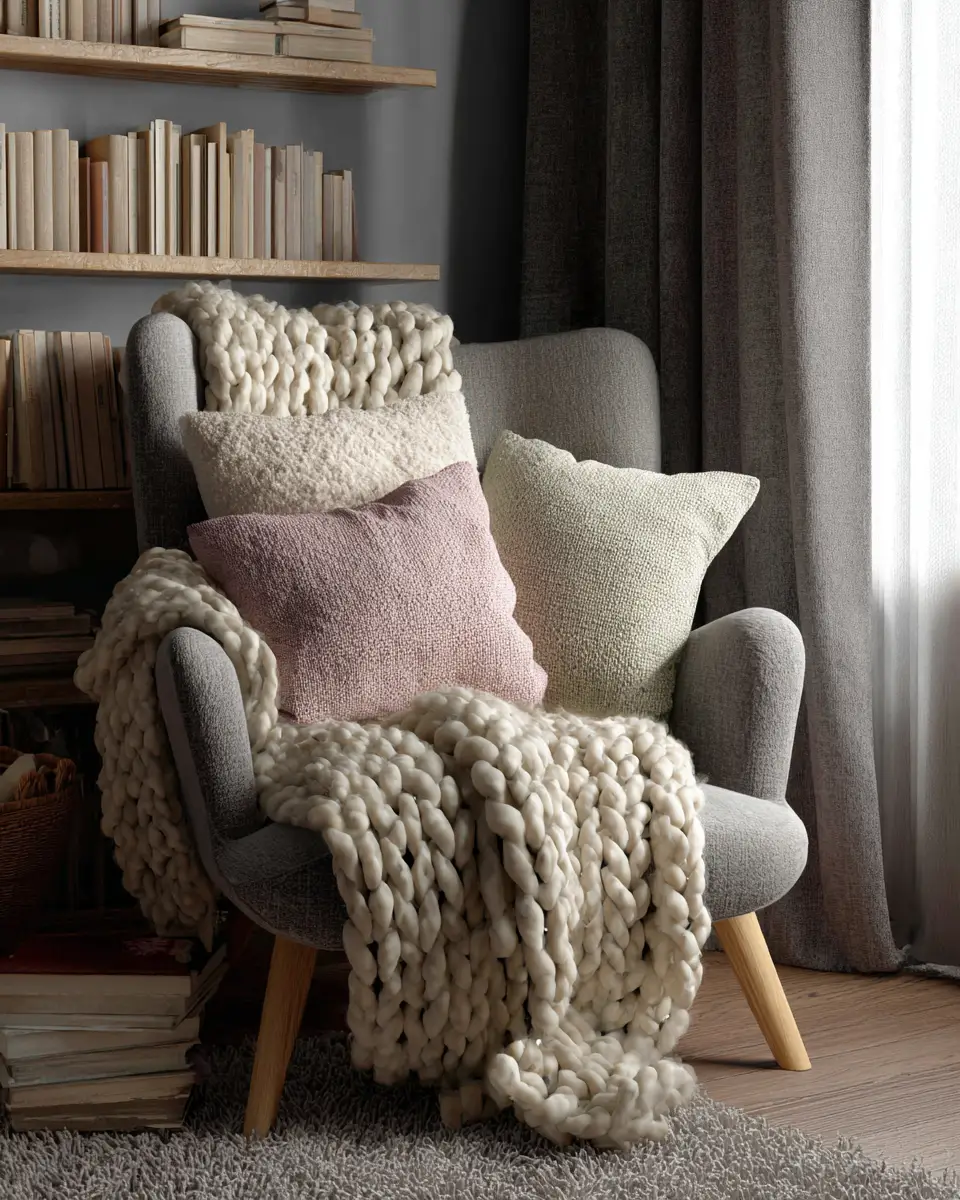 Cozy Scandinavian Living Room Decor Ideas