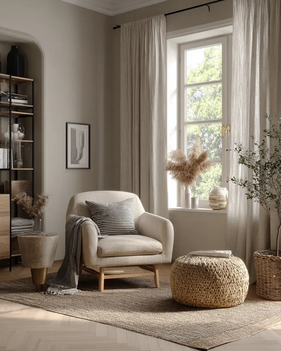 Cozy Scandinavian Living Room Decor Ideas