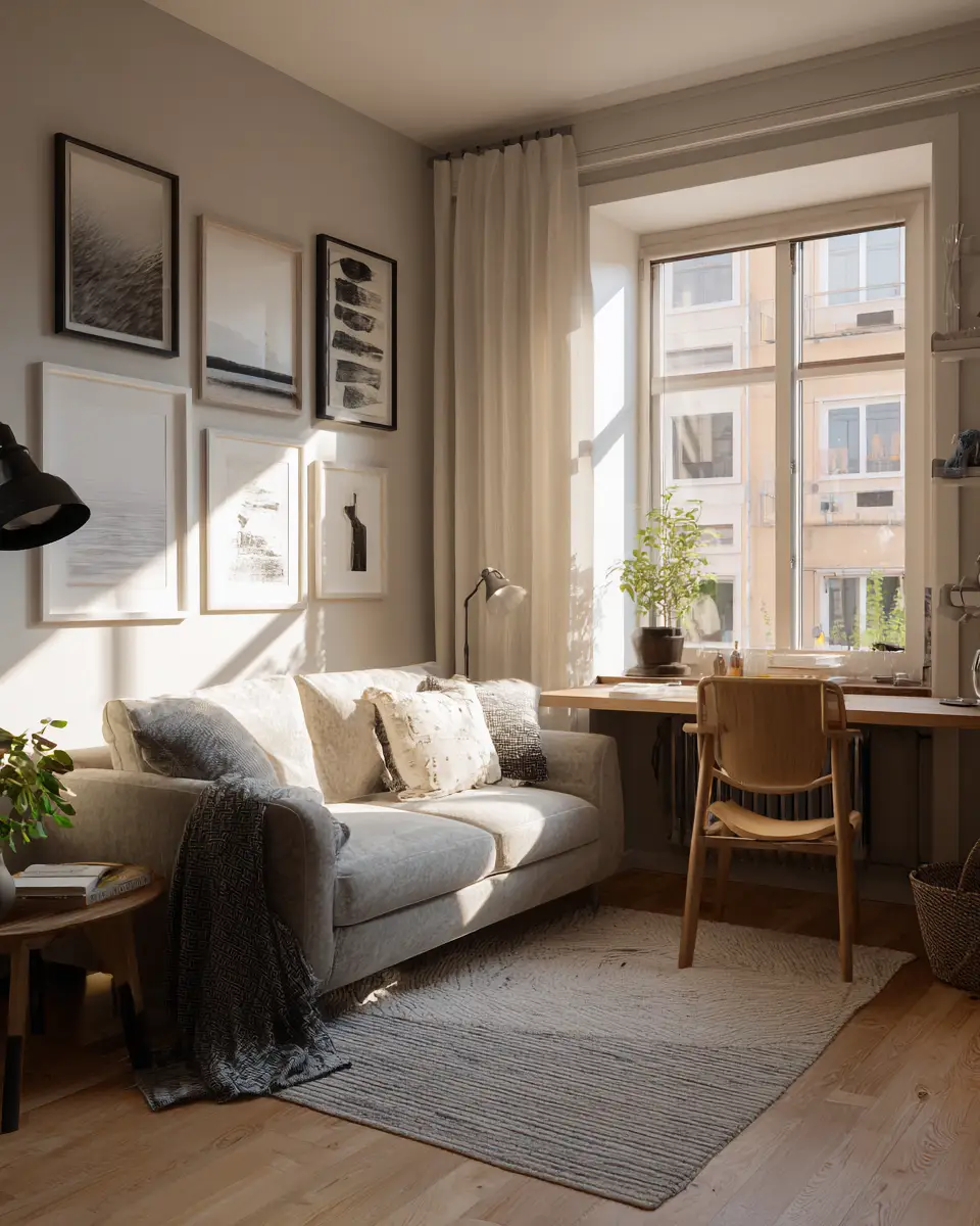 Cozy Scandinavian Living Room Decor Ideas