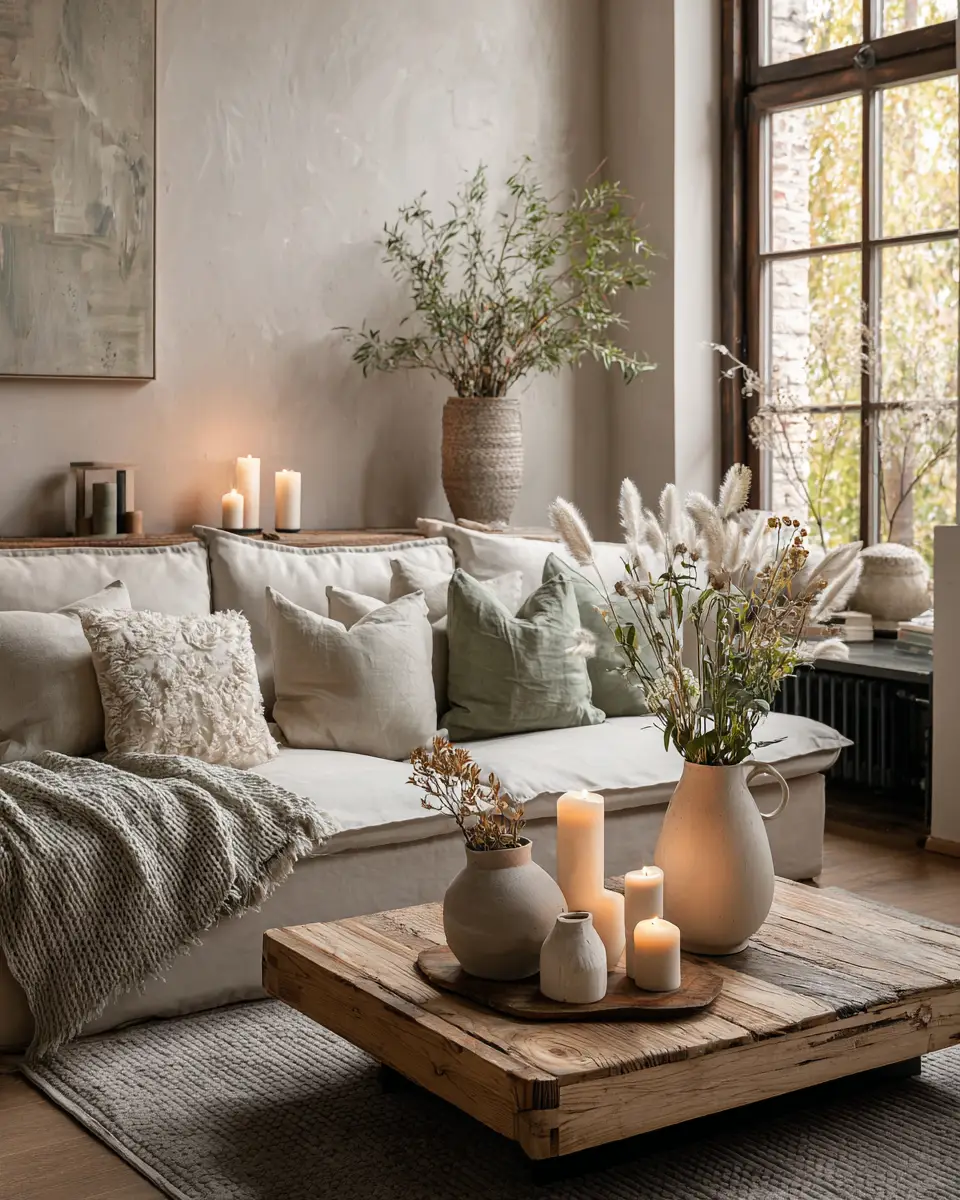 Cozy Scandinavian Living Room Decor Ideas