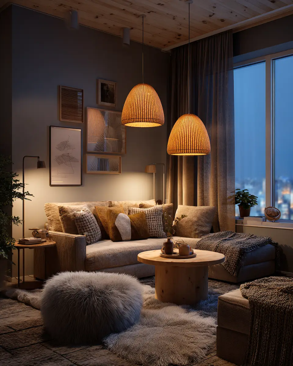 Cozy Scandinavian Living Room Decor Ideas