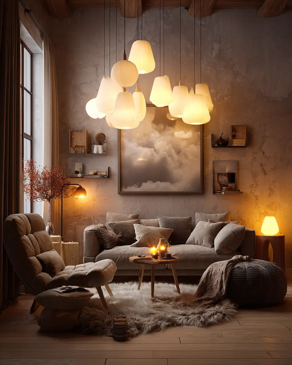 Cozy Scandinavian Living Room Decor Ideas