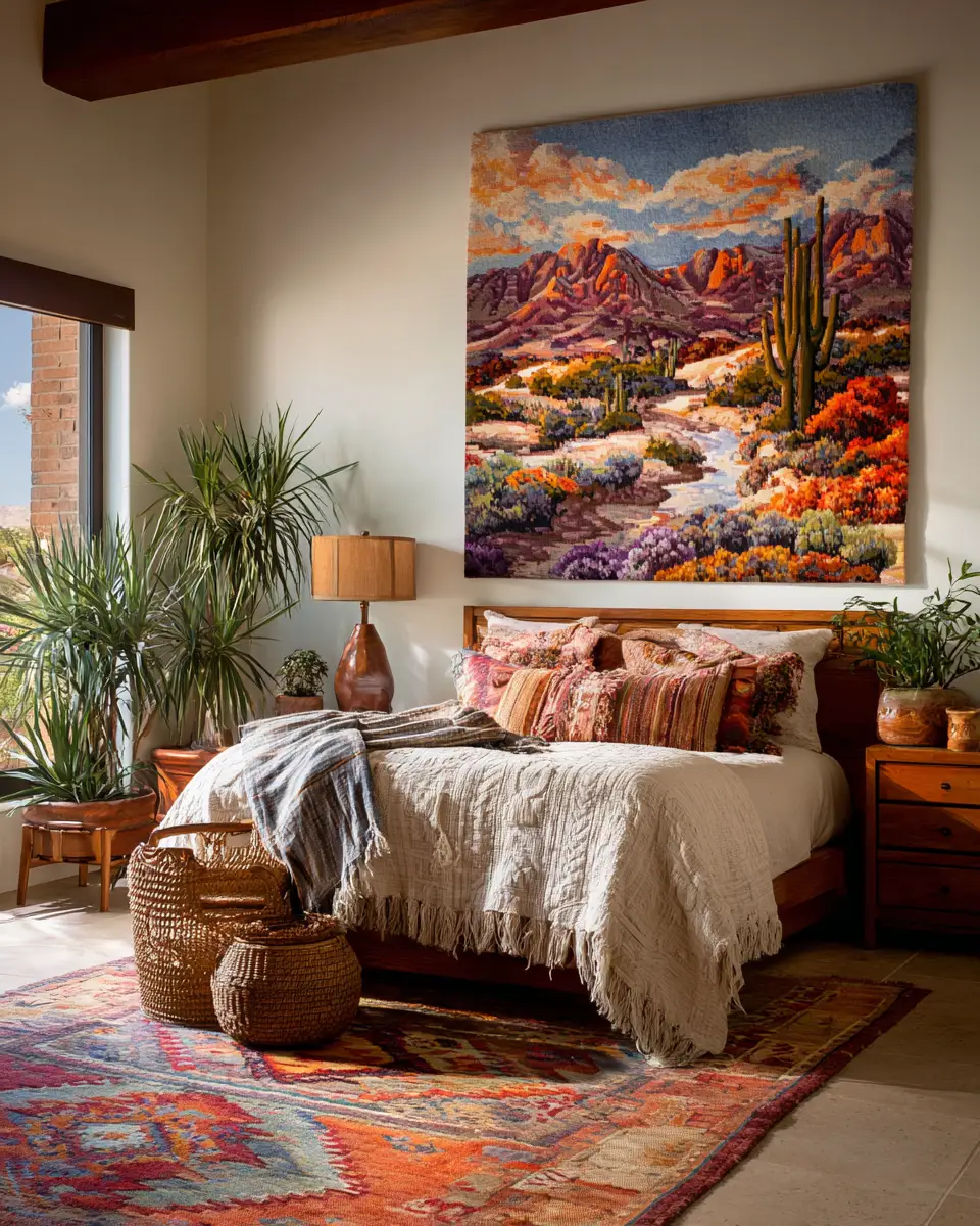 Cozy Southwestern Bedroom Decor Ideas - Featured