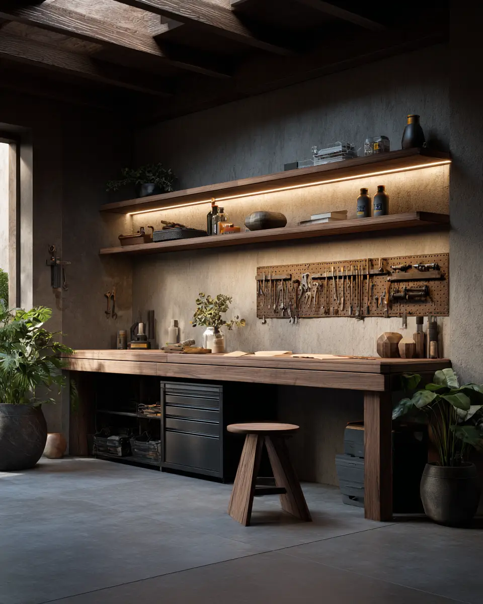 Cozy Transitional Garage Decor Ideas