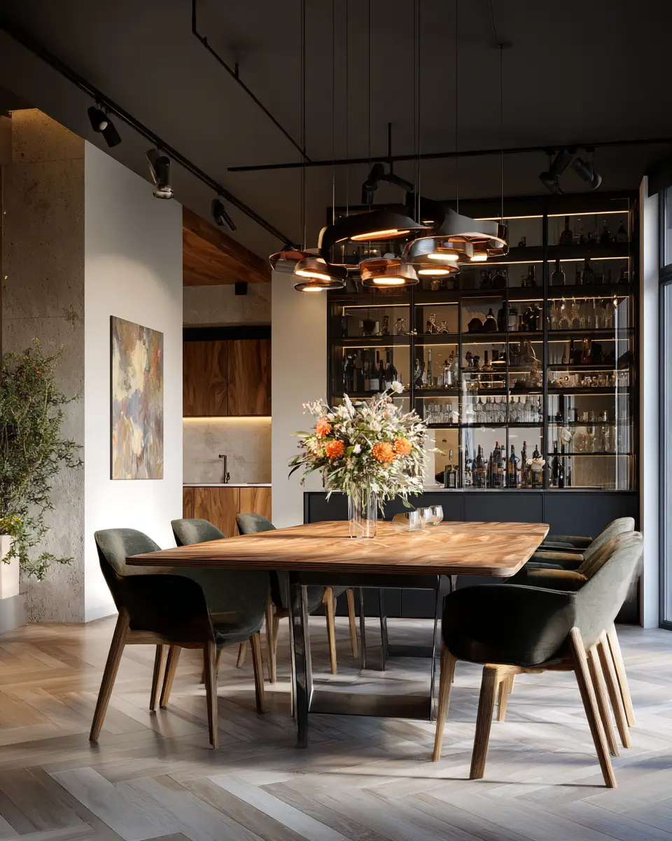 Cozy Urban Dining Room Decor Ideas