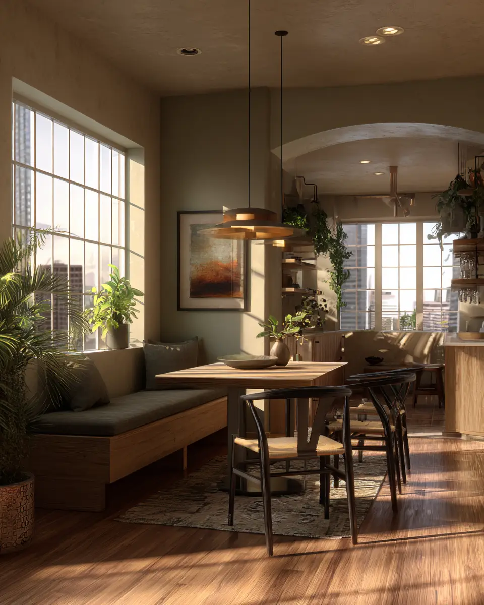 Cozy Urban Dining Room Decor Ideas