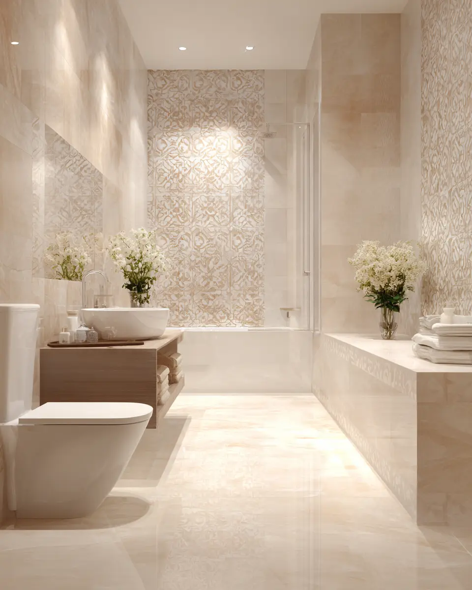 Cream Bathroom Decor Ideas