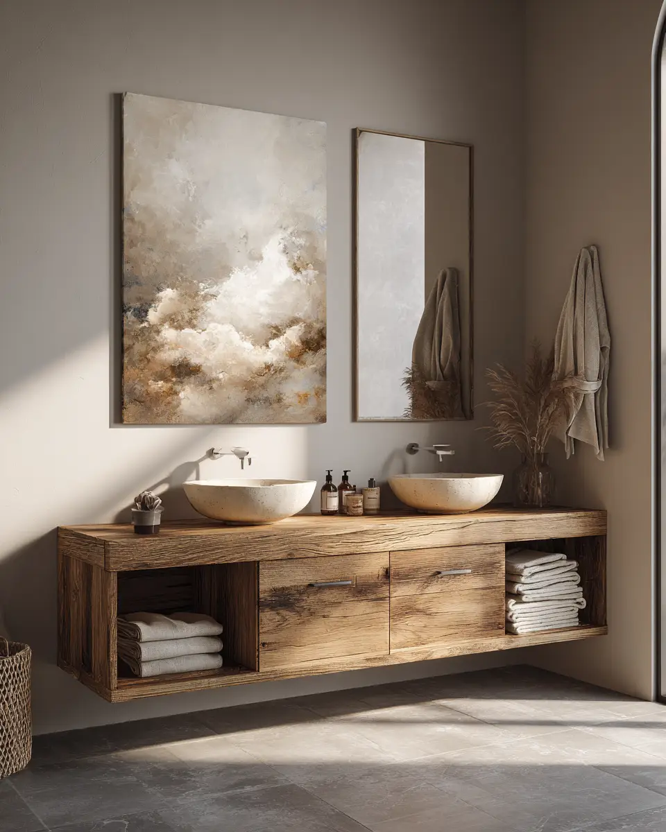 Cream Bathroom Decor Ideas