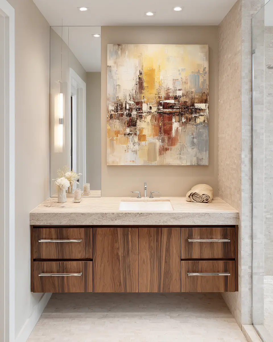 Cream Bathroom Decor Ideas