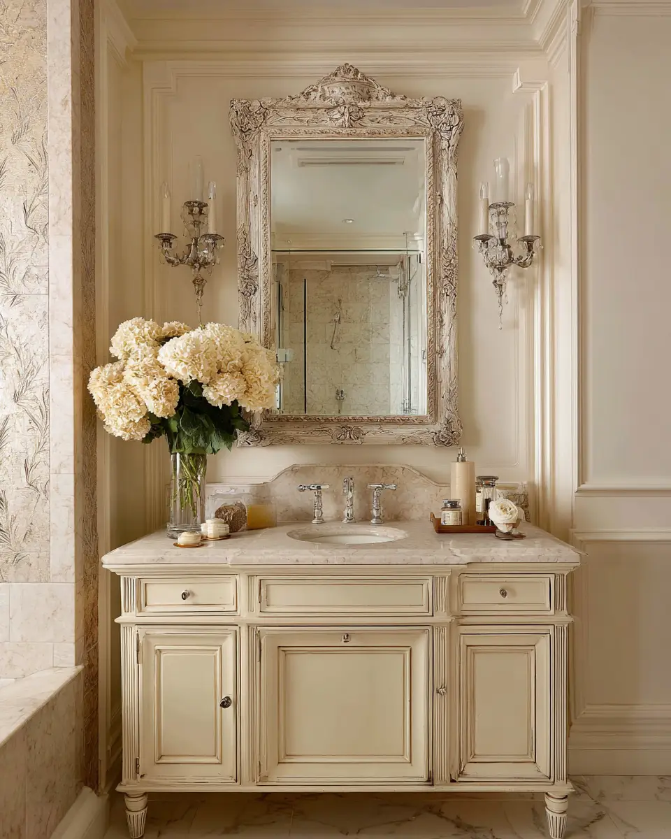 Cream Bathroom Decor Ideas
