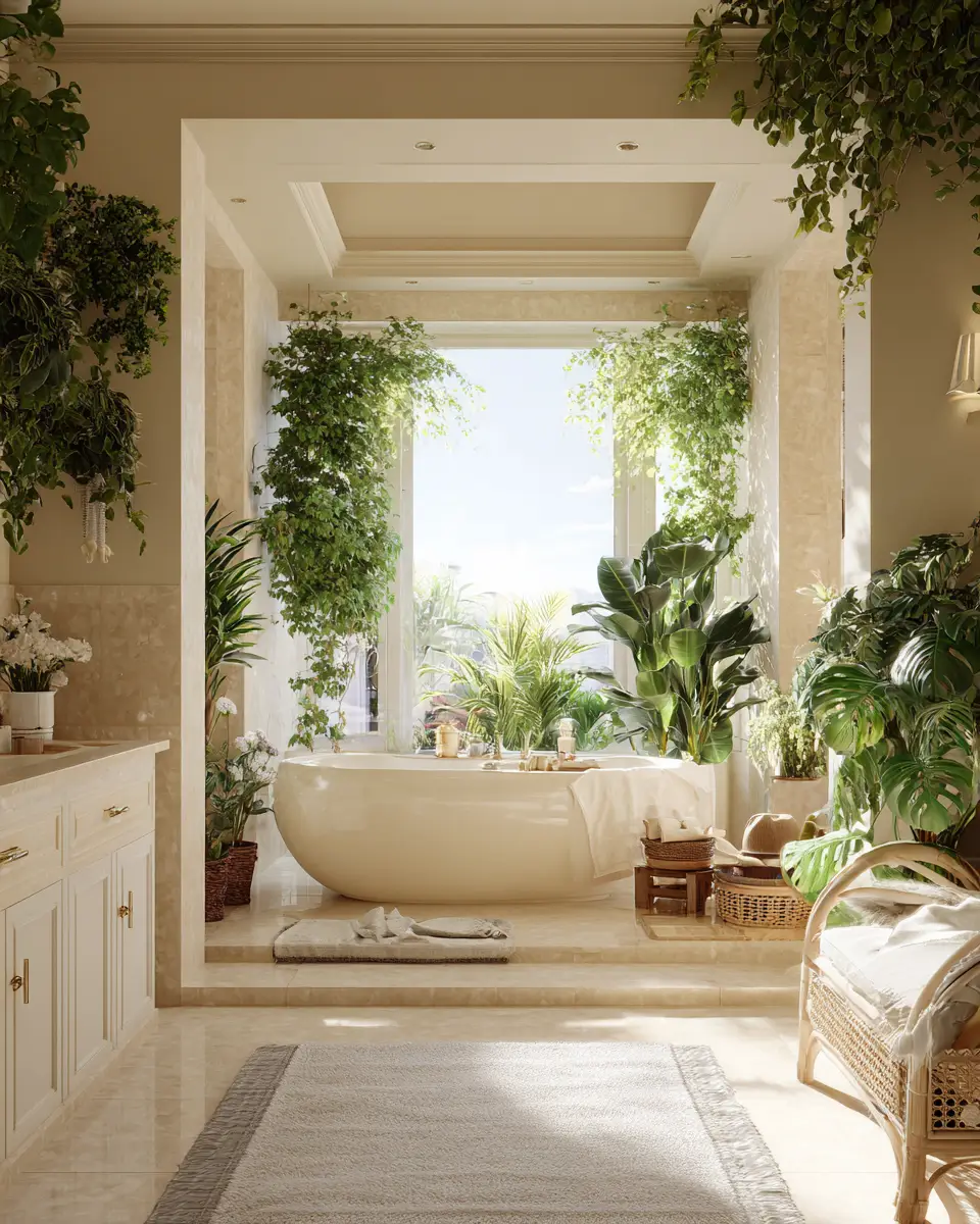 Cream Bathroom Decor Ideas