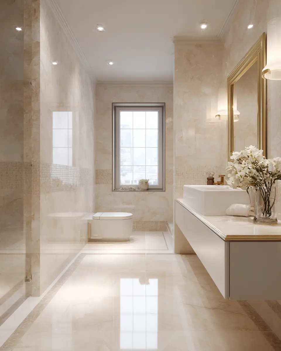 Cream Bathroom Decor Ideas