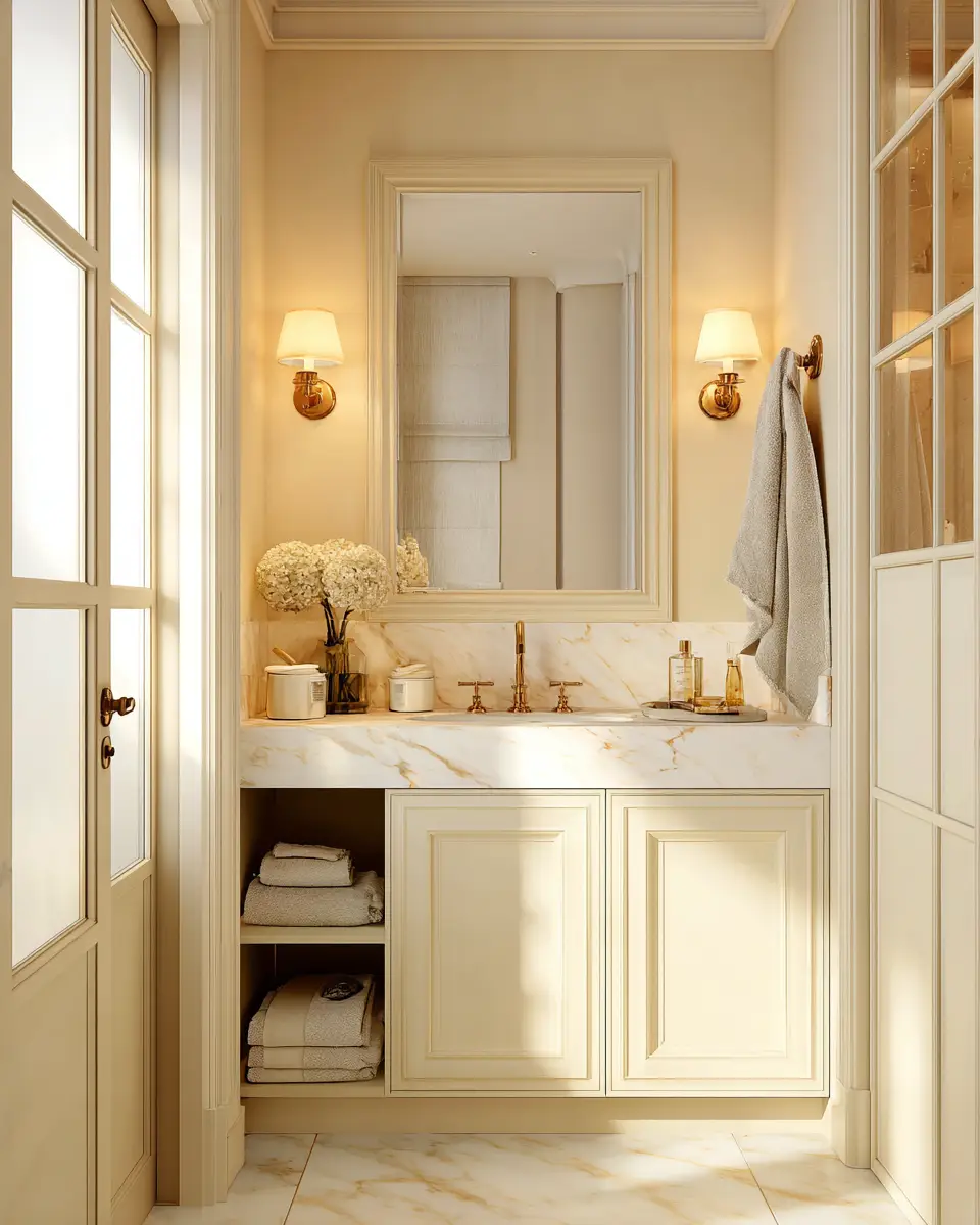 Cream Bathroom Decor Ideas