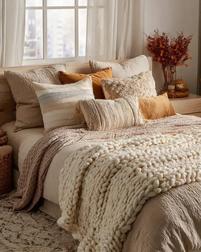 Cream Boho Bedroom Decor Ideas - Featured