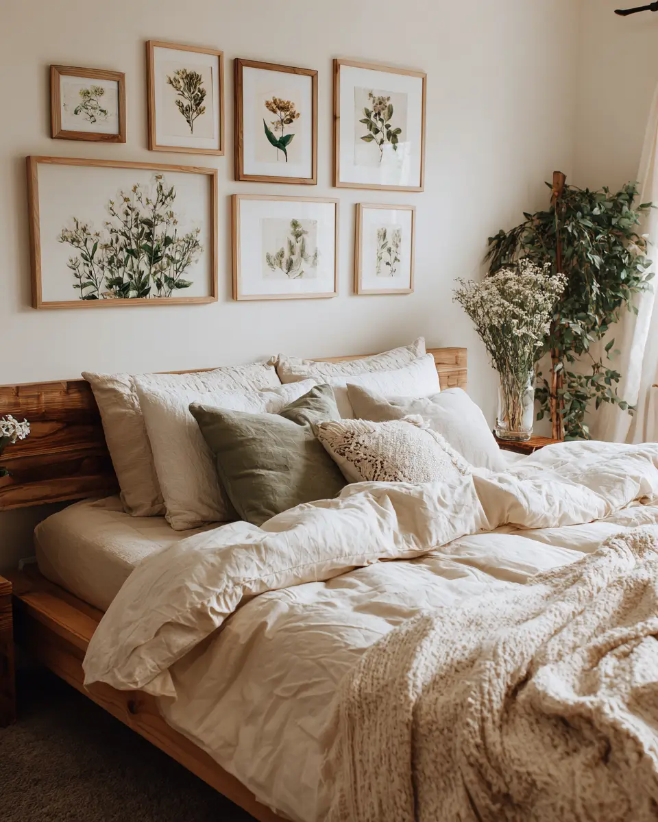 Cream Boho Bedroom Decor Ideas
