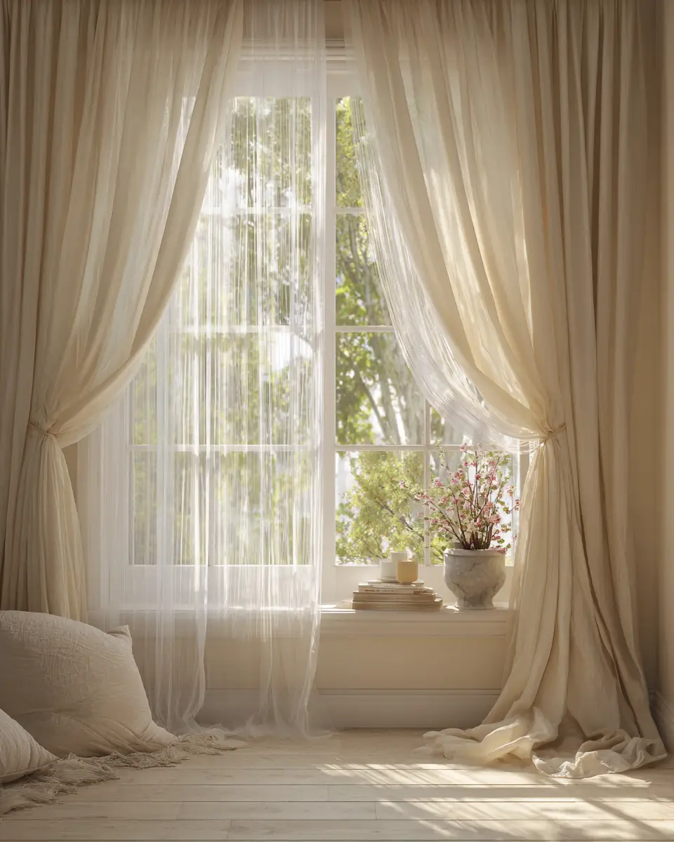 Cream Boho Bedroom Decor Ideas