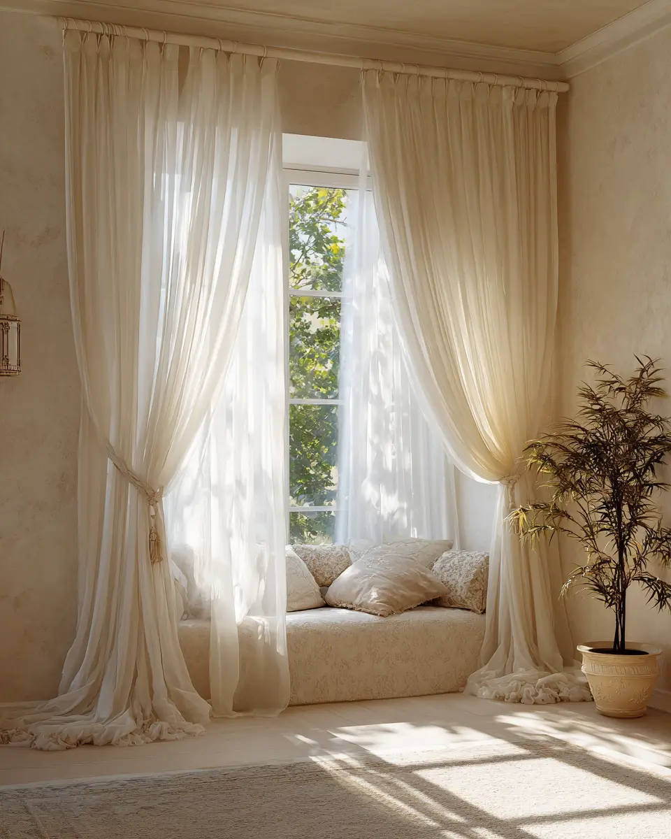 Cream Boho Bedroom Decor Ideas