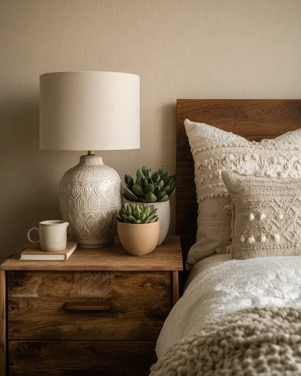 Cream Boho Bedroom Decor Ideas