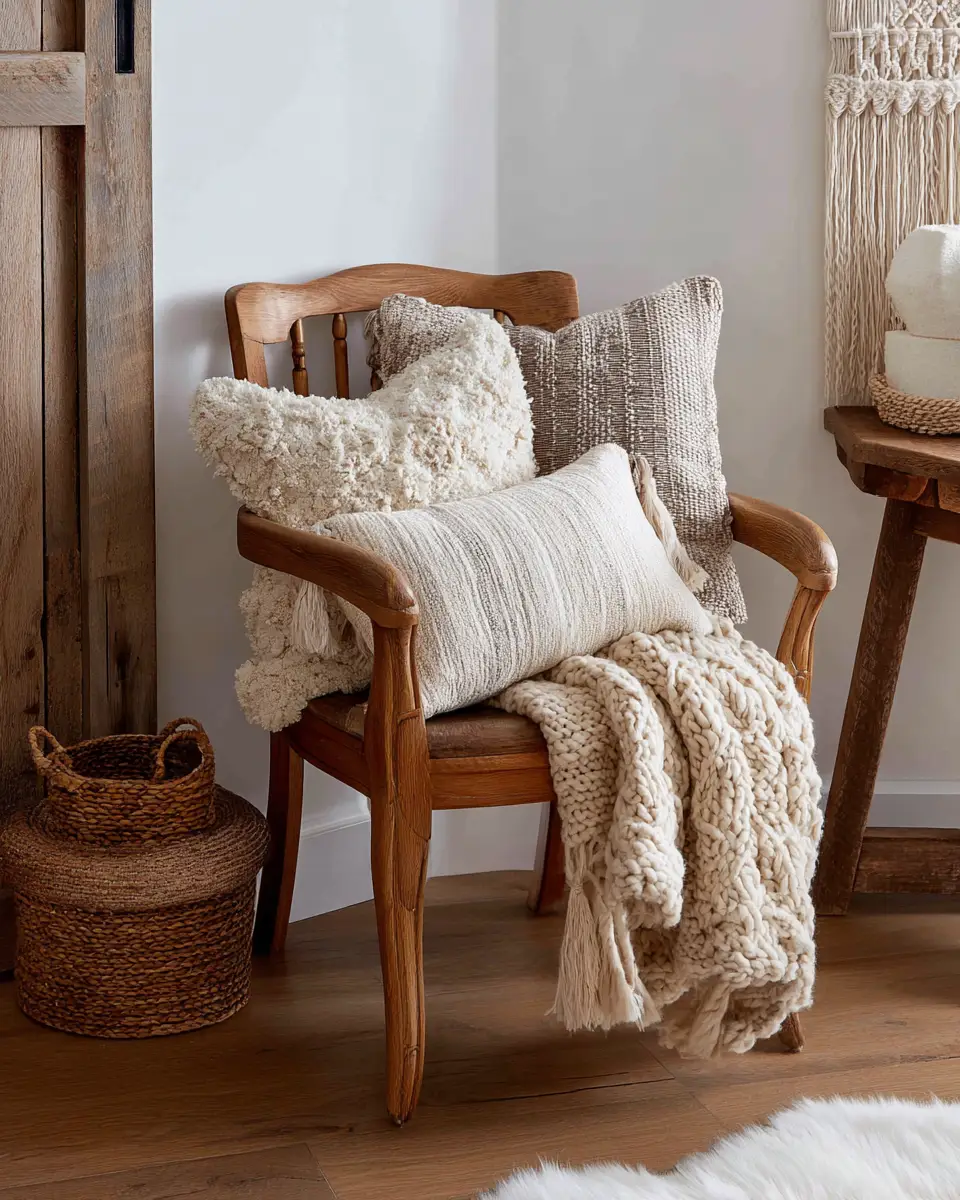 Cream Boho Home Office Decor Ideas