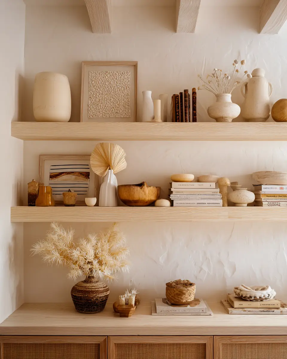 Cream Boho Home Office Decor Ideas