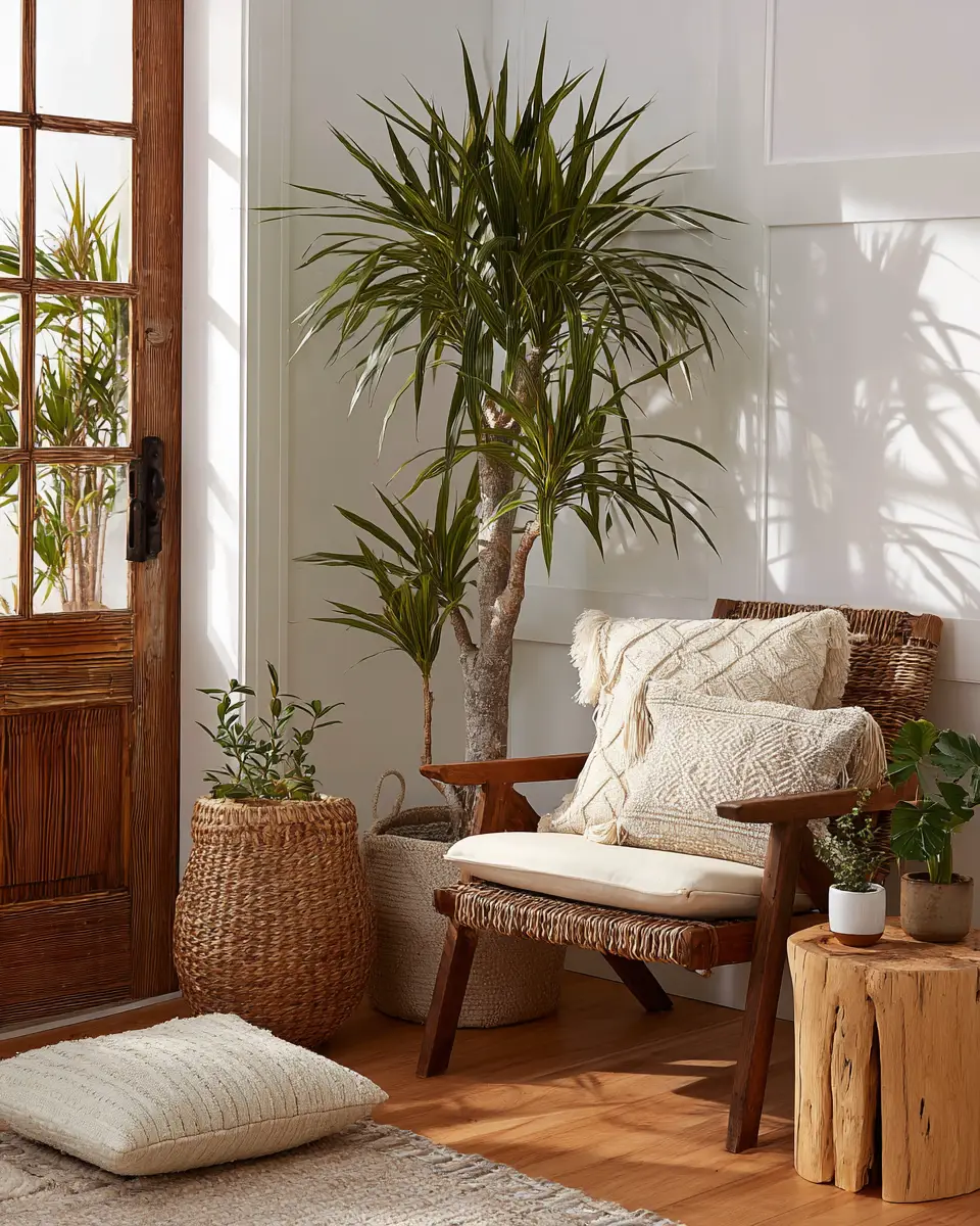 Cream Boho Home Office Decor Ideas