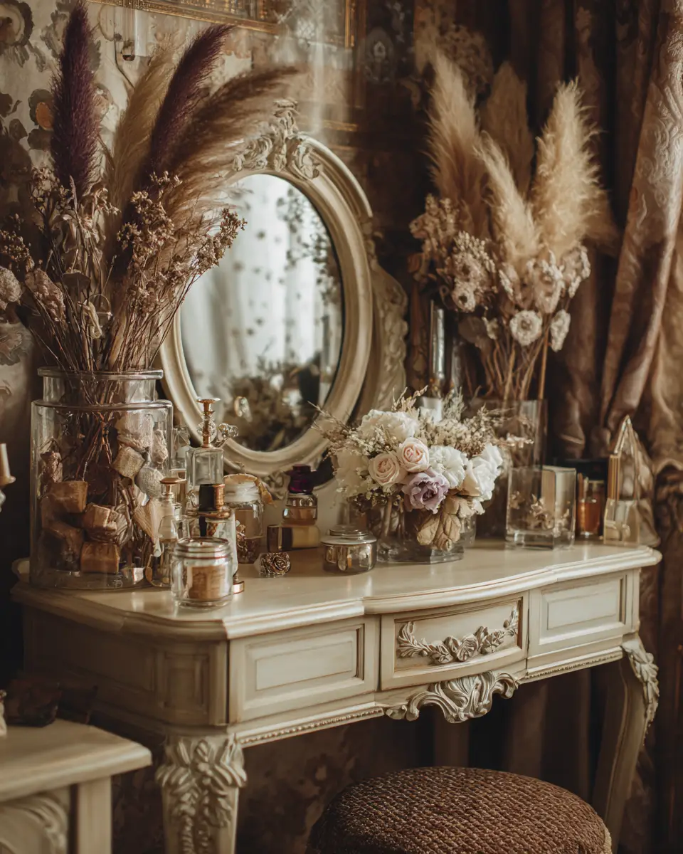 Cream Eclectic Bedroom Decor Ideas