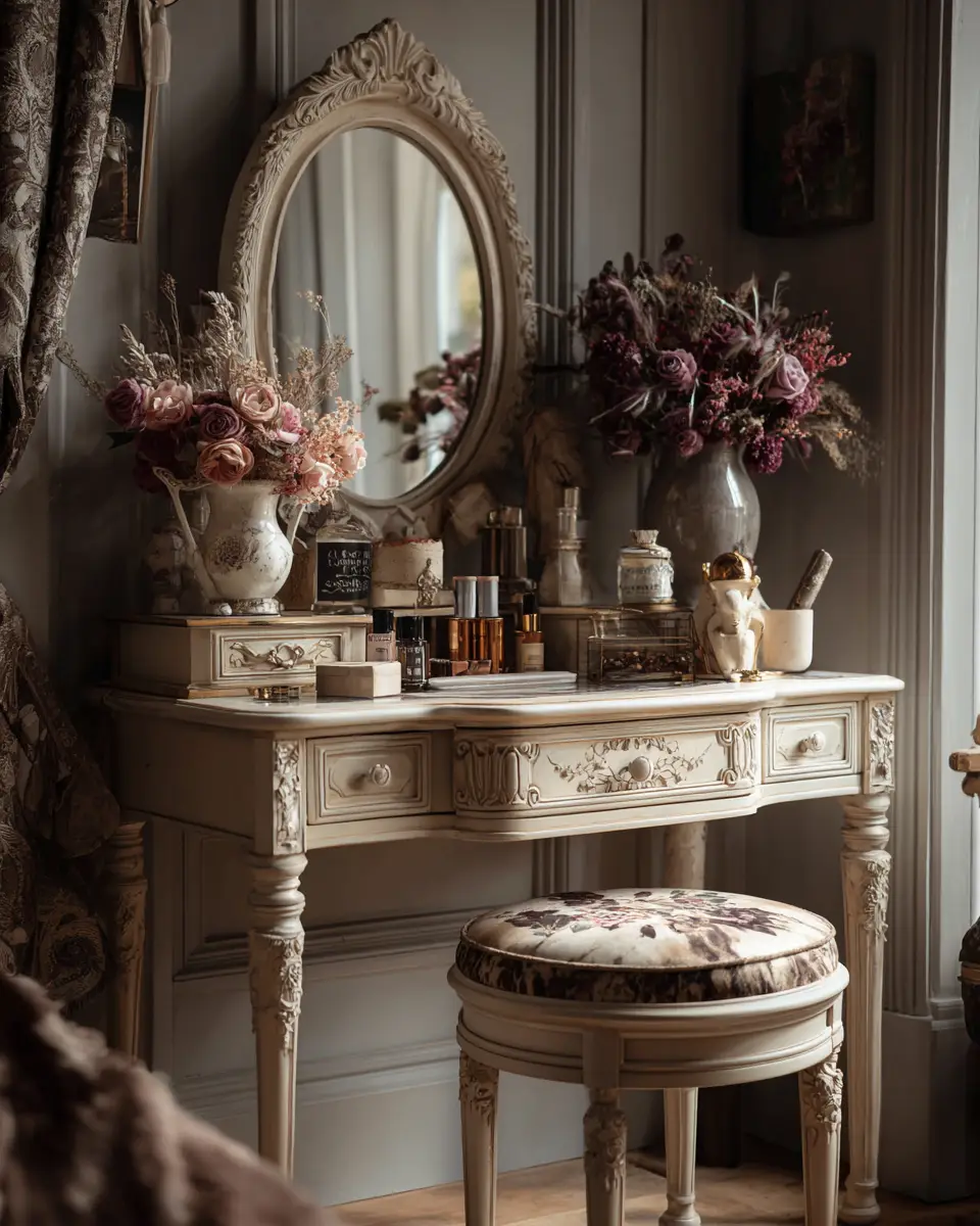 Cream Eclectic Bedroom Decor Ideas