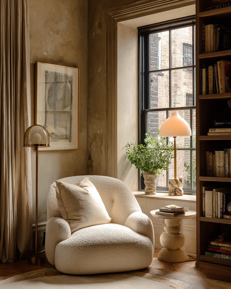 Cream Eclectic Bedroom Decor Ideas