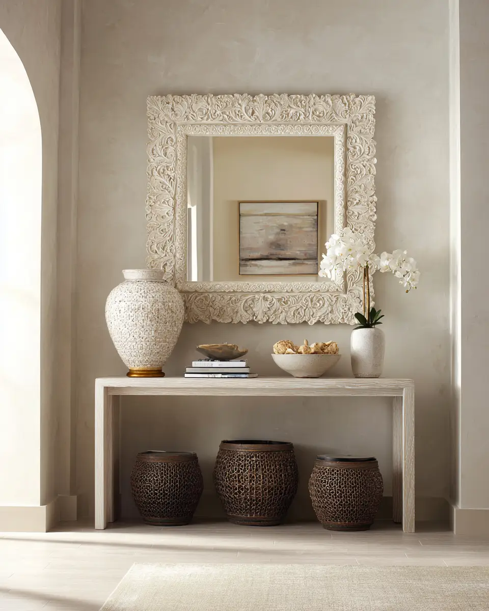 Cream Entryway Decor Ideas