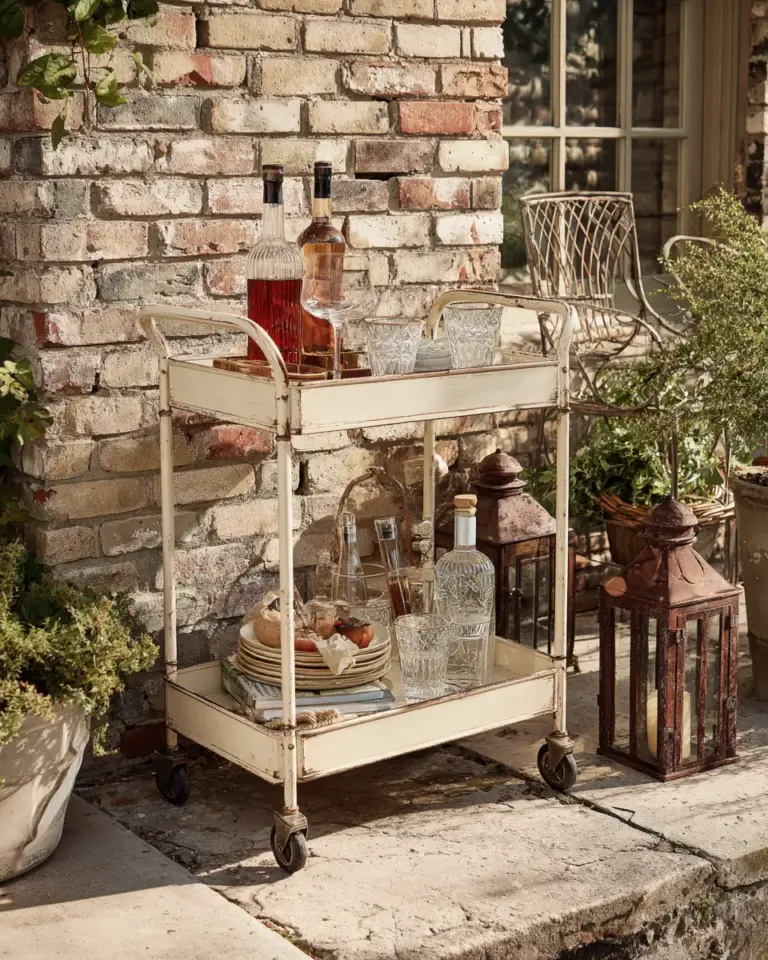 Cream Industrial Patio Decor Ideas - Featured