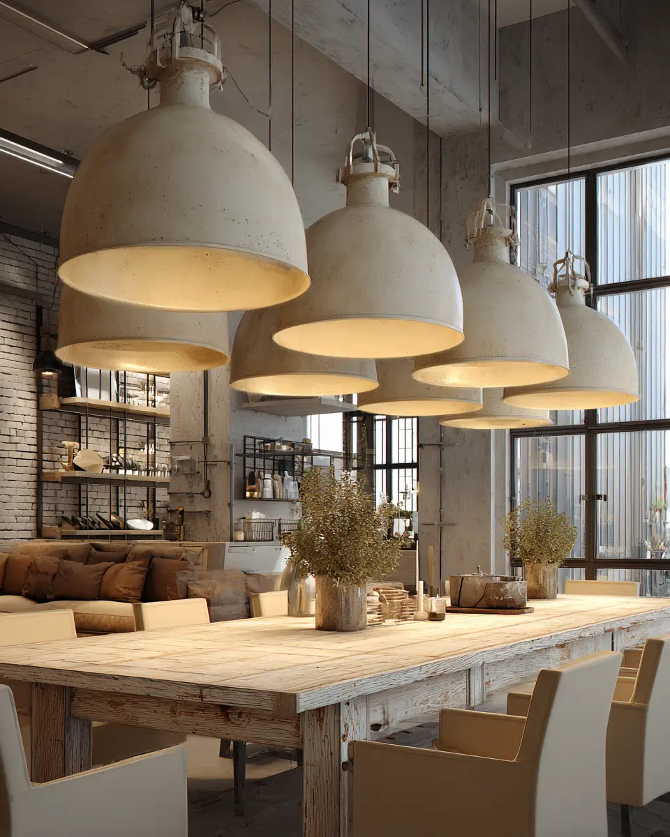 Cream Industrial Patio Decor Ideas