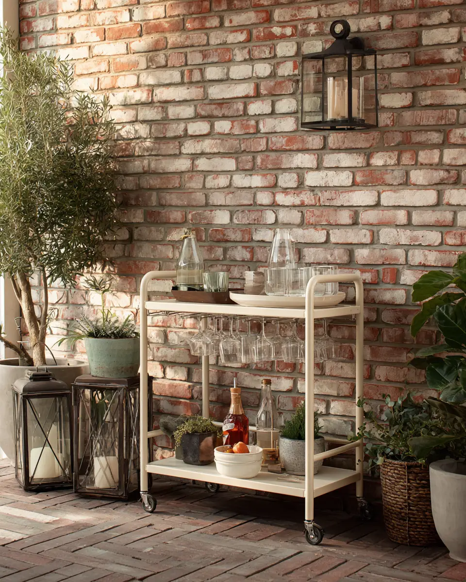 Cream Industrial Patio Decor Ideas