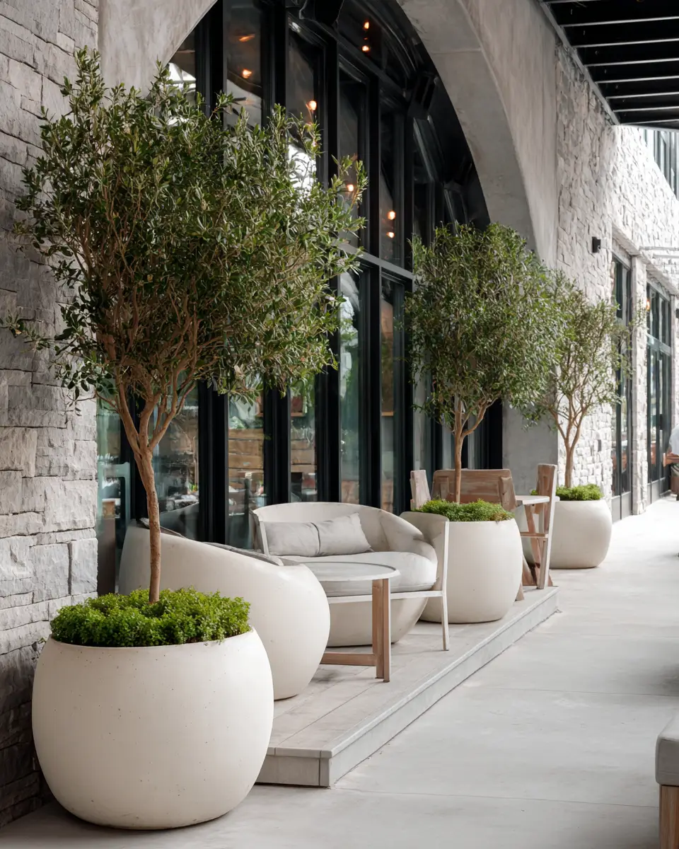 Cream Industrial Patio Decor Ideas