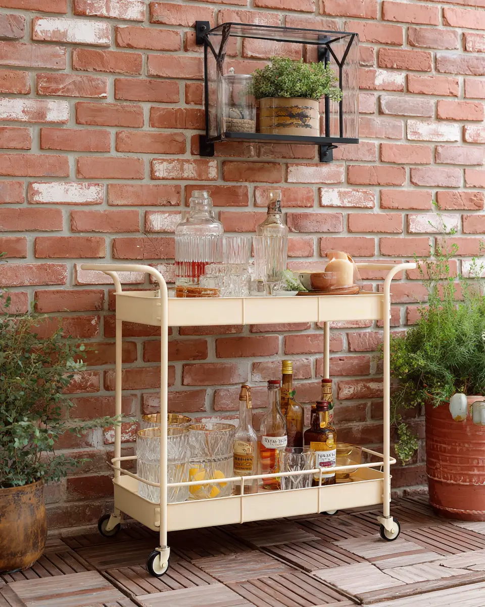 Cream Industrial Patio Decor Ideas