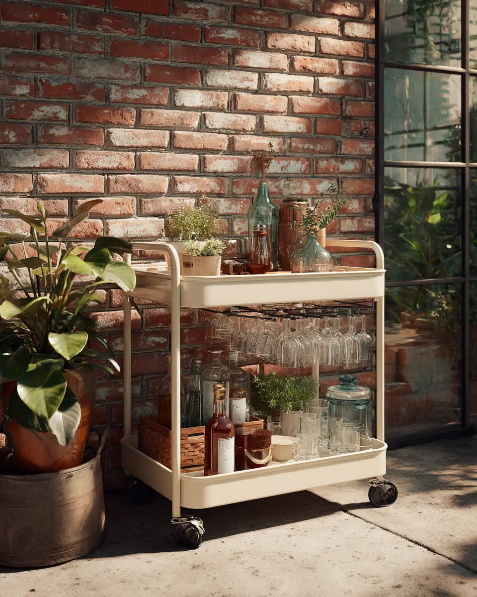 Cream Industrial Patio Decor Ideas