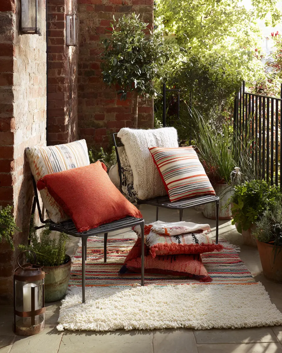 Cream Industrial Patio Decor Ideas