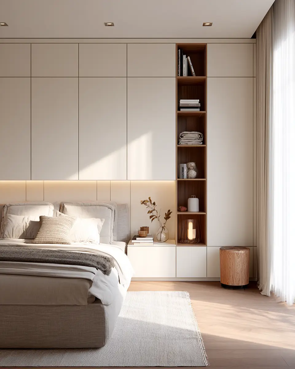 Cream Minimalist Bedroom Decor Ideas