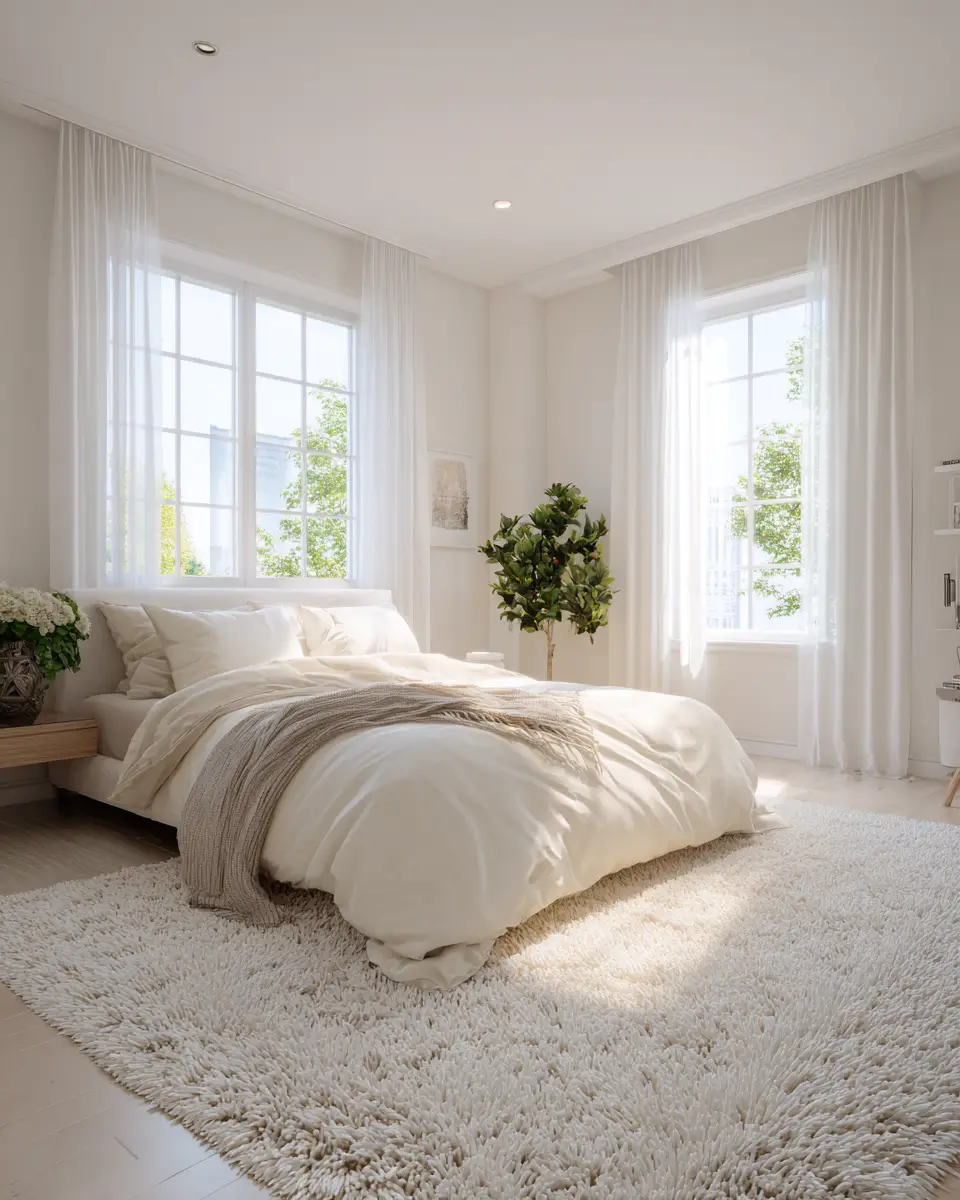 Cream Minimalist Bedroom Decor Ideas