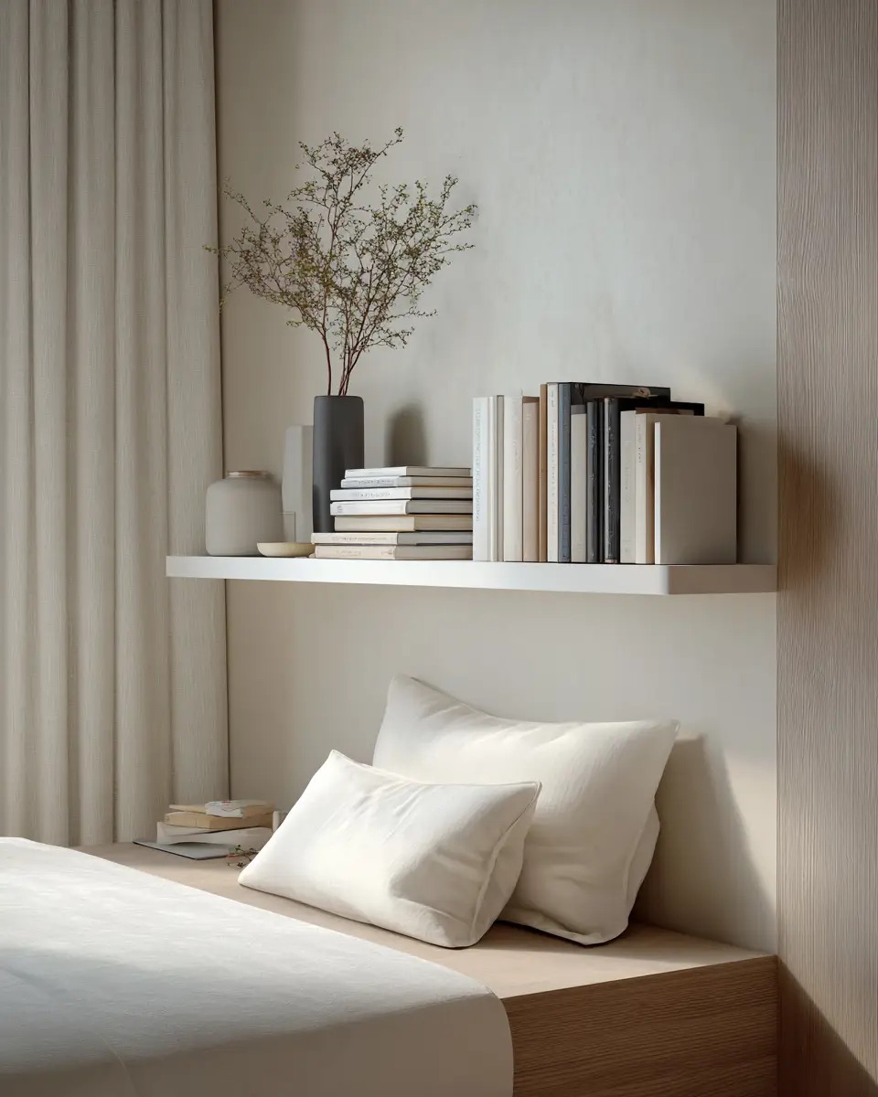Cream Minimalist Bedroom Decor Ideas