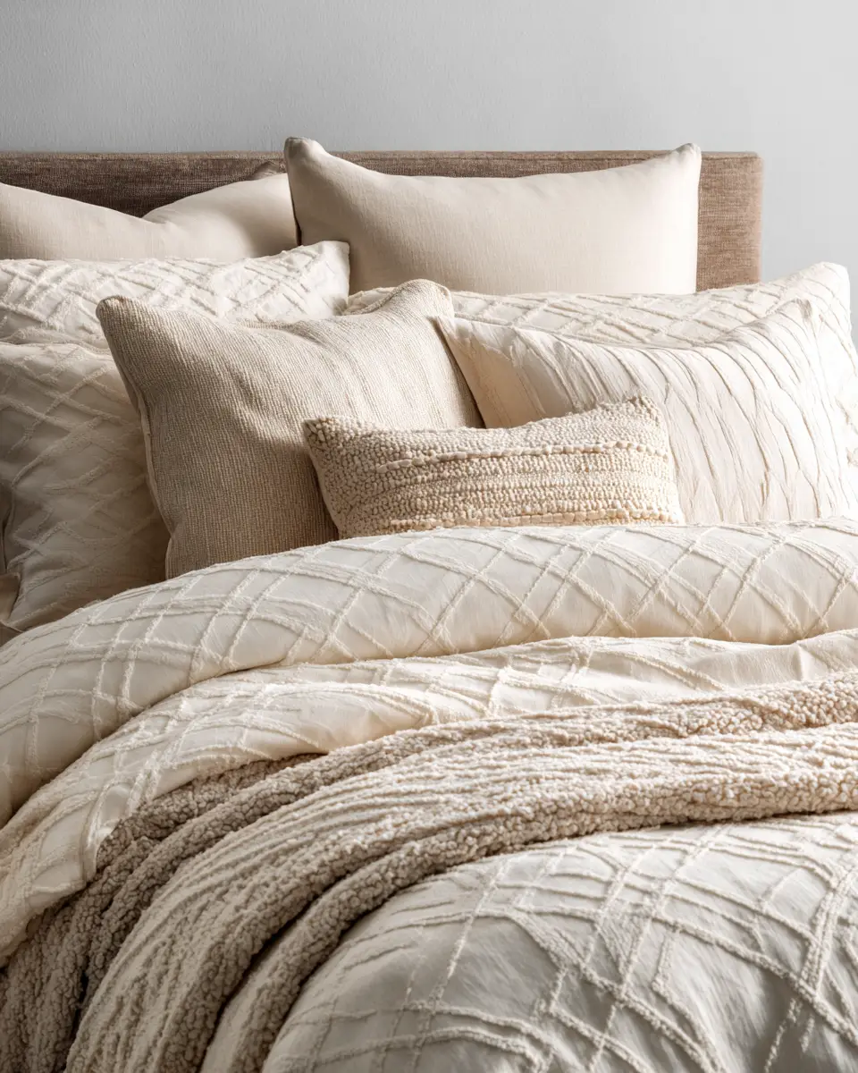 Cream Minimalist Bedroom Decor Ideas