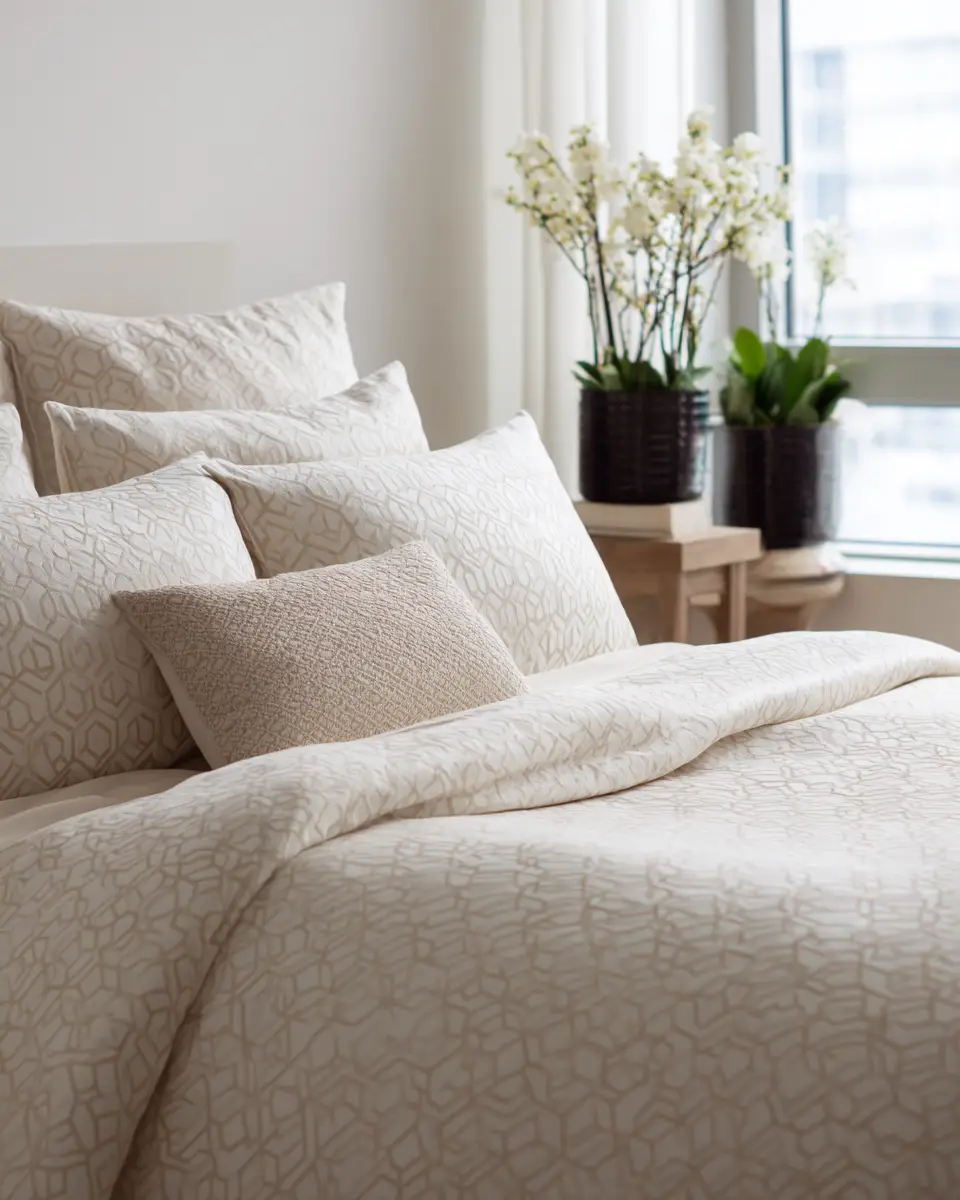 Cream Minimalist Bedroom Decor Ideas